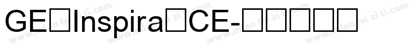 GE Inspira CE字体转换